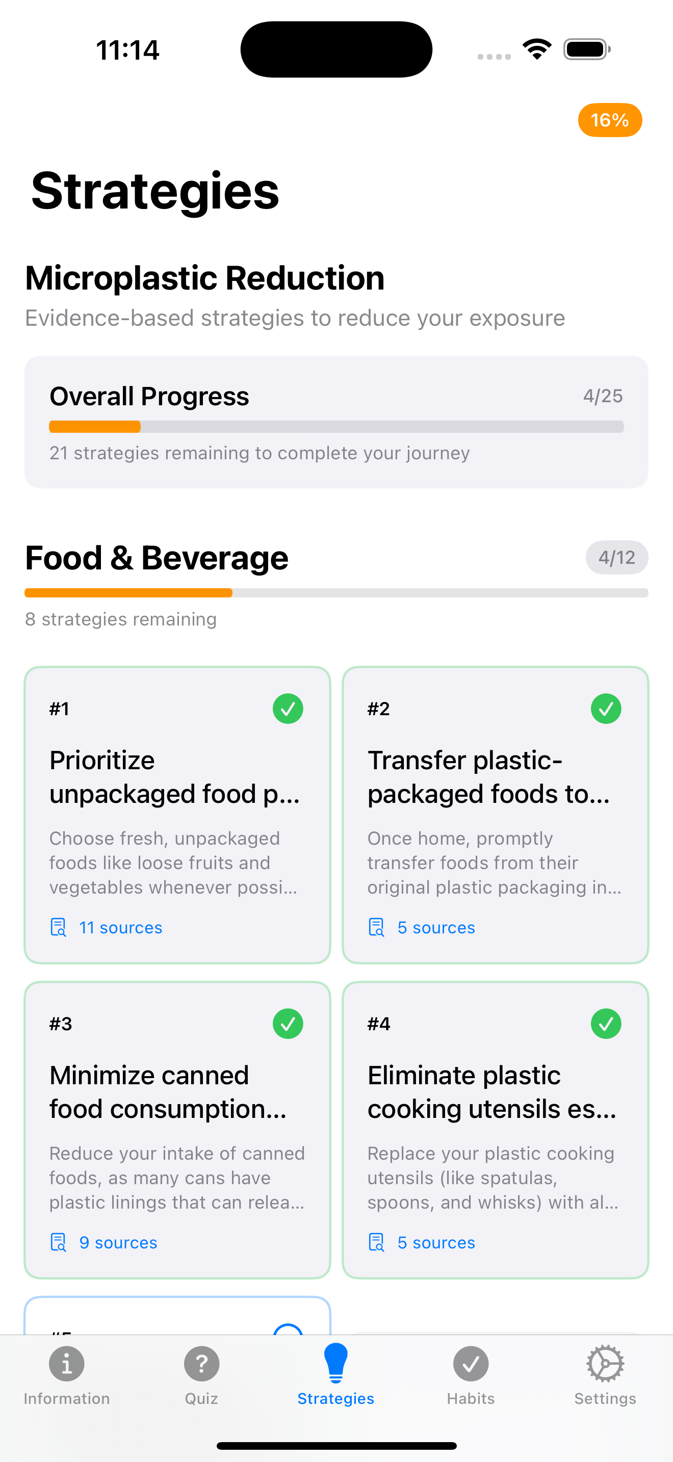 PlastiLess App - Strategies